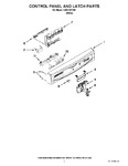 Diagram for 02 - Control Panel And Latch Parts