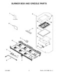 Diagram for 02 - Burner Box And Griddle Parts