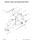 Diagram for 03 - Control Panel And Inner Door Parts