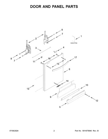 Diagram for WDT740SALW1