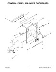 Diagram for 03 - Control Panel And Inner Door Parts