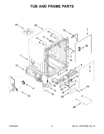 Diagram for WDT740SALW1