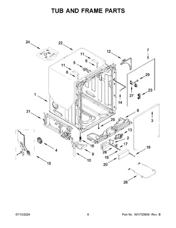 Diagram for WDT750SAKW3