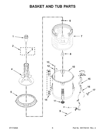 Diagram for 2DWTW4705EW3