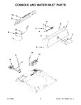 Diagram for 03 - Console And Water Inlet Parts