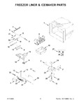 Diagram for 04 - Freezer Liner & Icemaker Parts