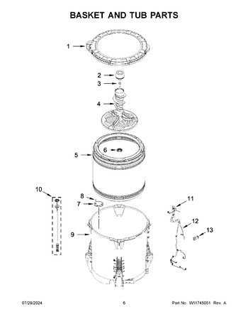 Diagram for WTW5015LW1