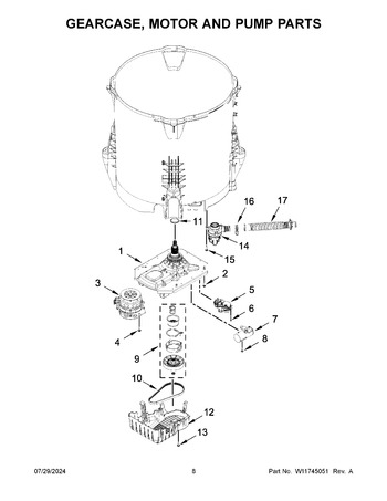 Diagram for WTW5015LW1