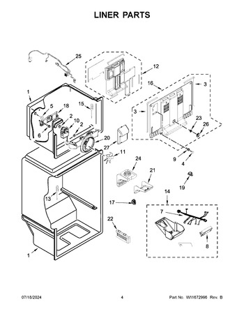 Diagram for WRT318FZDW10