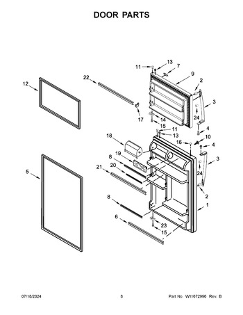 Diagram for WRT318FZDW10