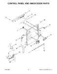 Diagram for 03 - Control Panel And Inner Door Parts