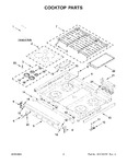 Diagram for 02 - Cooktop Parts