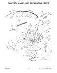 Diagram for 02 - Control Panel And Separator Parts