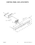 Diagram for 03 - Control Panel And Latch Parts