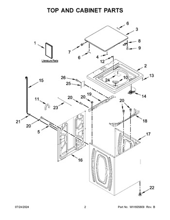 Diagram for WTW4855HW3