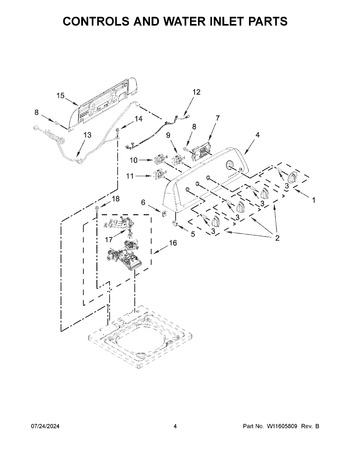 Diagram for WTW4855HW3