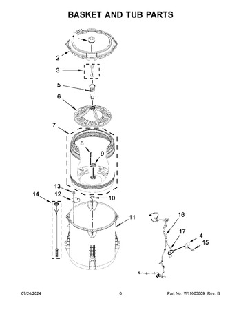 Diagram for WTW4855HW3