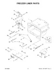 Diagram for 04 - Freezer Liner Parts