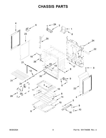 Diagram for MFGS4030RW0