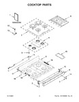 Diagram for 02 - Cooktop Parts