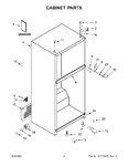 Diagram for 02 - Cabinet Parts