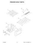 Diagram for 08 - Freezer Shelf Parts