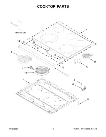 Diagram for WFES5030RW0