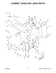 Diagram for 02 - Cabinet, Door And Liner Parts