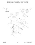 Diagram for 03 - Base And Pedestal Unit Parts