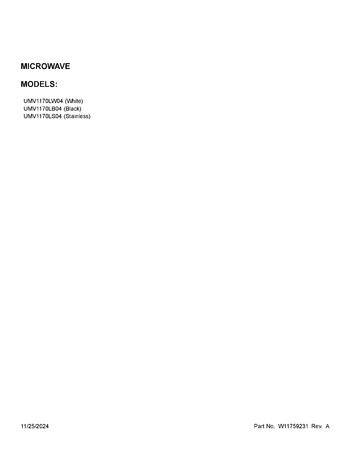 Diagram for UMV1170LB04