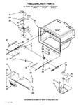 Diagram for 06 - Freezer Liner Parts