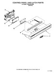 Diagram for 02 - Control Panel And Latch Parts