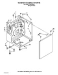 Diagram for 07 - Washer Cabinet Parts