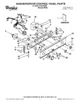 Diagram for 01 - Washer/dryer Control Panel Parts