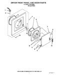 Diagram for 02 - Dryer Front Panel And Door Parts