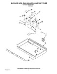 Diagram for 02 - Burner Box, Gas Valves, And Switches