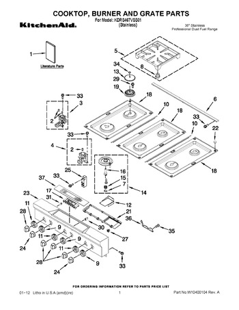 Diagram for KDRS467VSS01