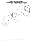 Diagram for 03 - Lower Oven Door Parts