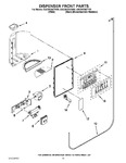 Diagram for 08 - Dispenser Front Parts