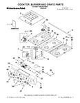 Diagram for 01 - Cooktop, Burner And Grate Parts