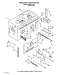 Diagram for 05 - Freezer Liner Parts