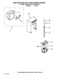 Diagram for 05 - Motor And Ice Container Parts