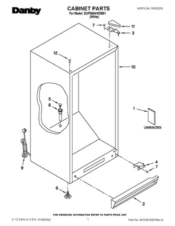 Diagram for DUFM454WDB01