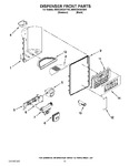 Diagram for 08 - Dispenser Front Parts