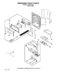 Diagram for 09 - Dispenser Front Parts