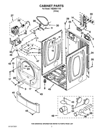 Diagram for WED9051YW0