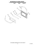 Diagram for 08 - Microwave Door Parts