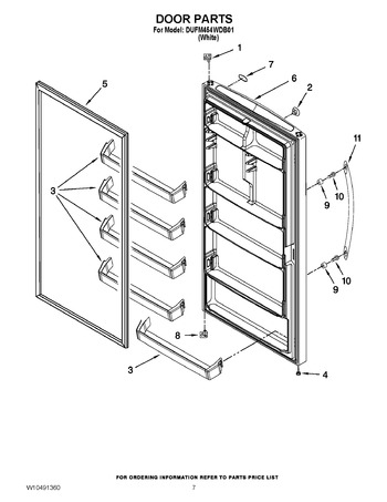 Diagram for DUFM454WDB01