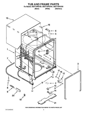 Diagram for WDT710PAYB1