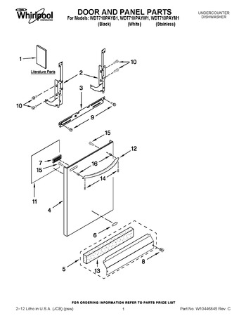 Diagram for WDT710PAYB1